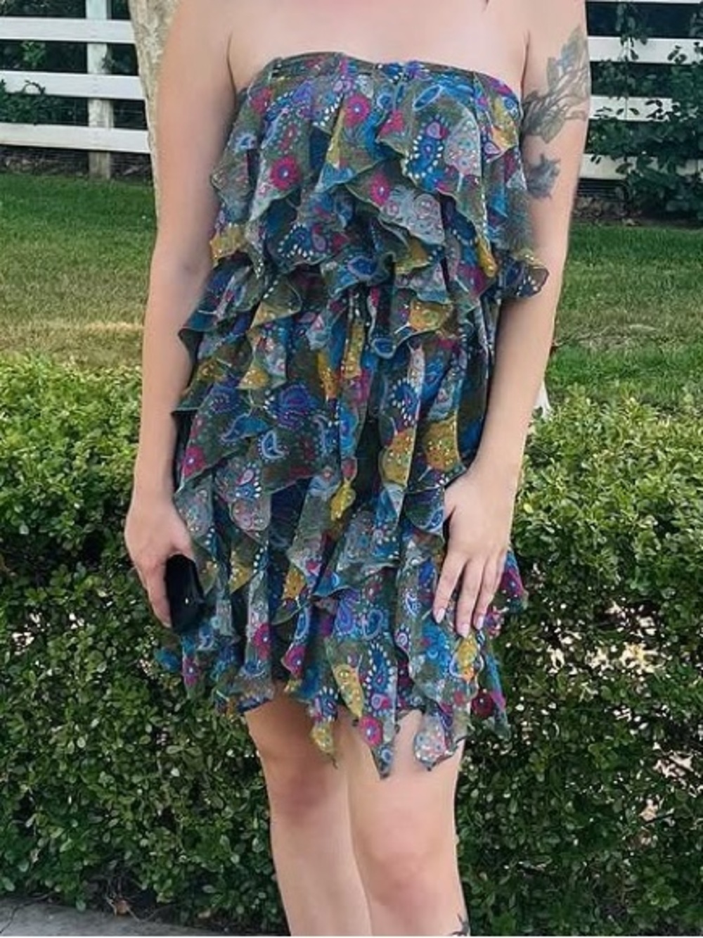 Princess Vera Wang ruffle dress